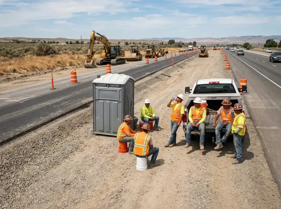 highway-road-construction-crew-007 — frequently asked questions, Porta Potty and Restroom Rentals in Panama City, FL